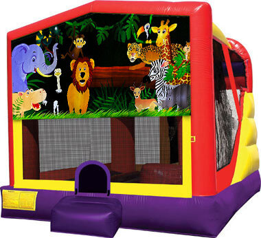 Safari 4in1 Inflatable Bounce House Combo