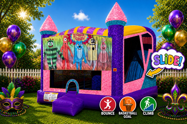 Yo Gabba Gabba 4in1 Combo Bouncer Pink