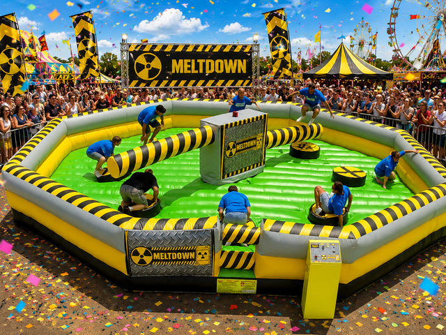 Meltdown inflatable ride