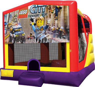 Lego City 4in1 Inflatable Bounce House Combo
