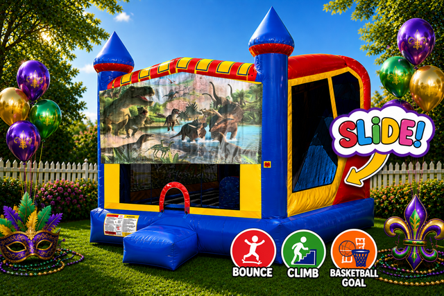 Dinosaurs 4 4in1 Inflatable Bounce House Combo