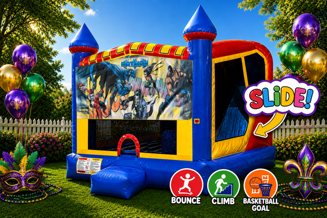 Batman 4in1 Inflatable Bounce House Combo