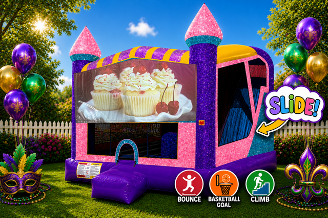 Cupcakes 4in1 Combo Bouncer Pink