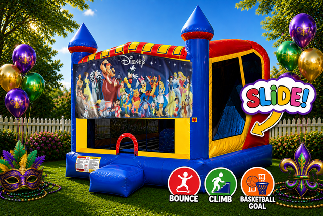 World Of Disney 4in1 Inflatable Bounce House Combo