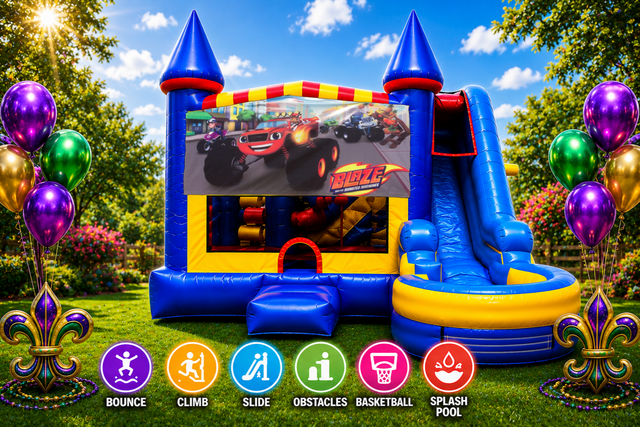 Blaze Inflatable Combo 7in1 