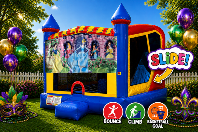 Disney Princess 4in1 Inflatable Bounce House Combo