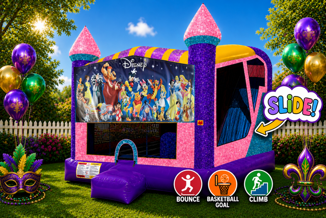 World of Disney 4in1 Combo Bouncer Pink