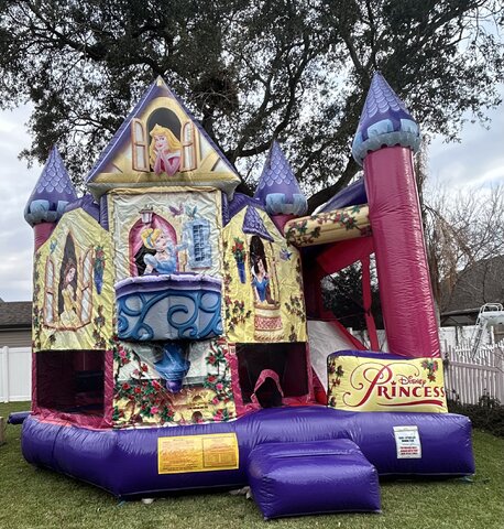 Disney Princess 5in1 Inflatable Bounce House Combo