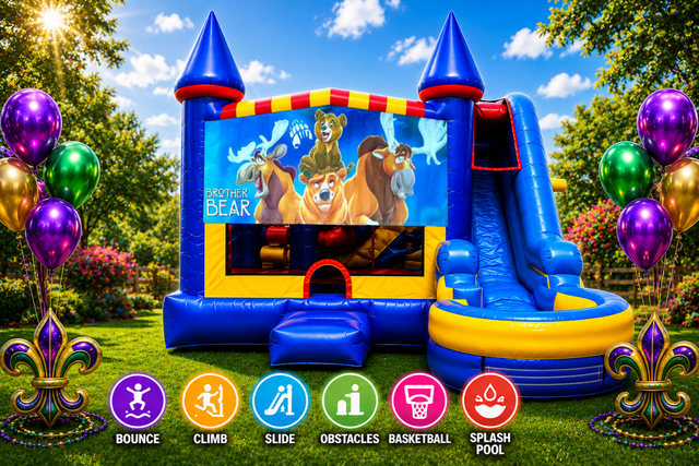 Brother Bear Inflatable Combo 7in1