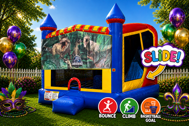 Jurassic Park 4in1 Inflatable Bounce House Combo