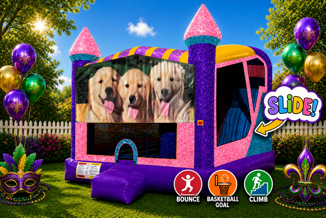 Dogs 4in1 Combo Bouncer Pink