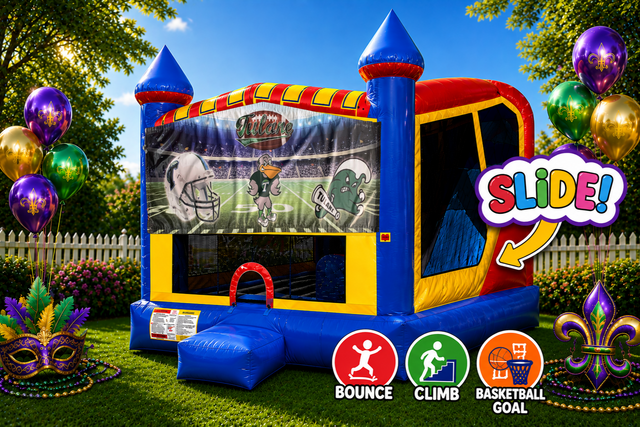 Tulane 4in1 Inflatable Bounce House Combo