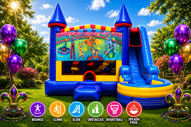 Circus Inflatable Combo 7in1