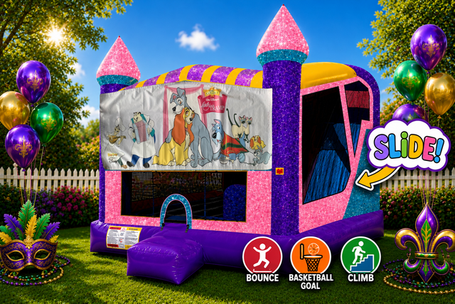 Lady and the Tramp 4n1 Combo Bouncer Pink