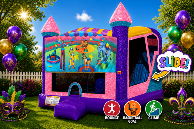 Circus 4n1 Combo Bouncer (Pink)