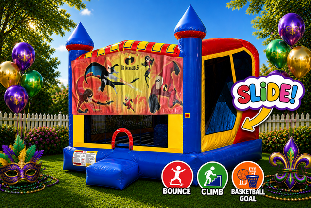 Incredibles 4in1 Inflatable Bounce House Combo