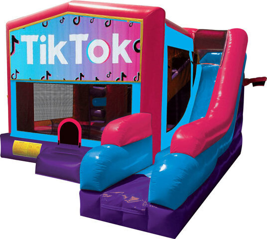 Tik Tok Truck Inflatable Pink Combo 7in1