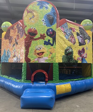 Sesame Street Inflatable bounce house