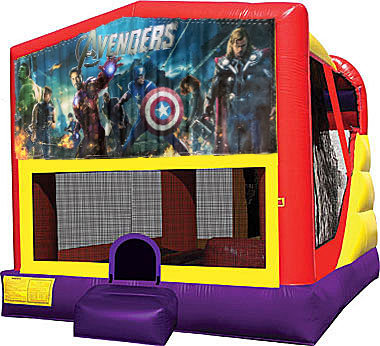 Avengers 4in1 Inflatable Bounce House Combo