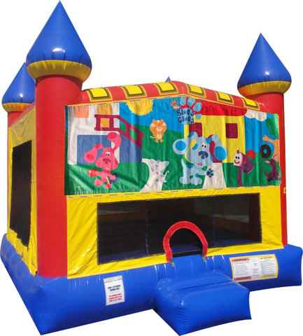 Blues Clues Inflatable bounce house with Basketball Goal
