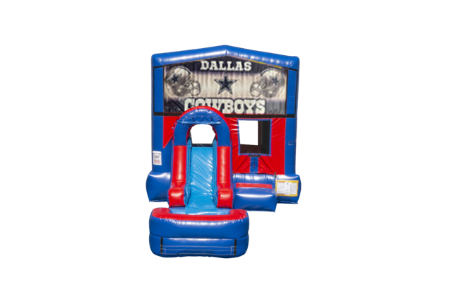Dallas Cowboys Ez front slide bounce house combo