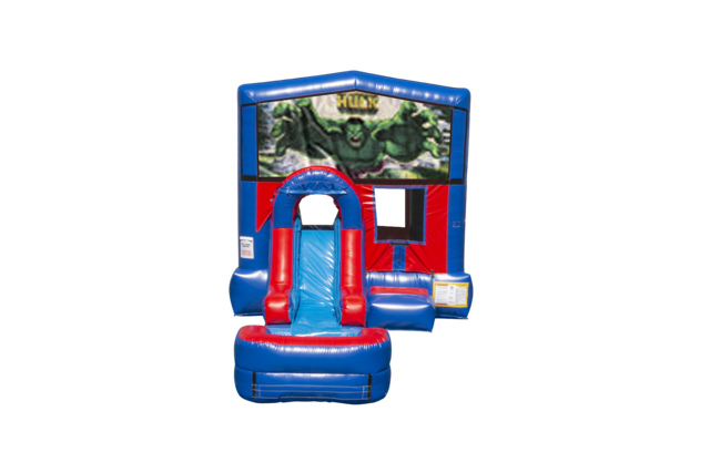 Hulk Ez front slide bounce house combo