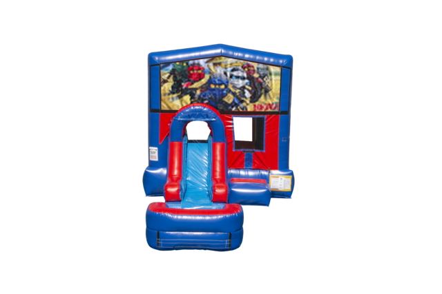 Lego Ninjango Ez front slide bounce house combo