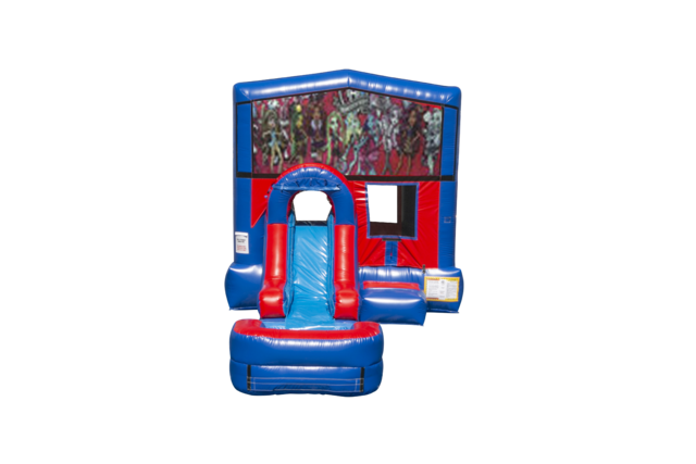Monster High ez front slide bounce house combo