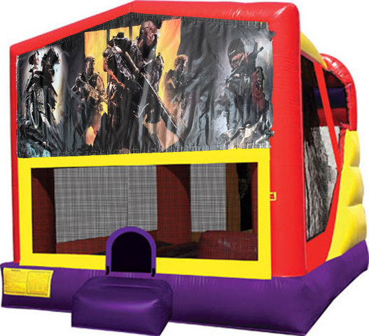 Call of Duty 4in1 Inflatable Bounce House Combo