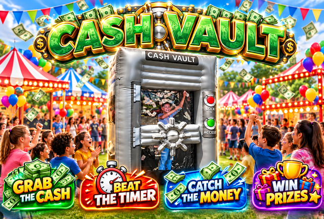 Inflatable Cash Vault Cash Cube 
