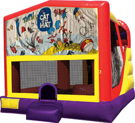 Cat in the Hat 4in1 Inflatable Bounce House Combo