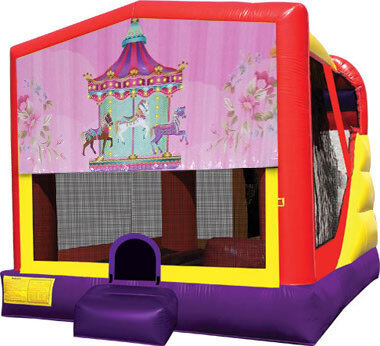 Carousel 4in1 Inflatable Bounce House Combo