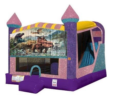 Dinosaurs 3 4in1 Combo Bouncer Pink