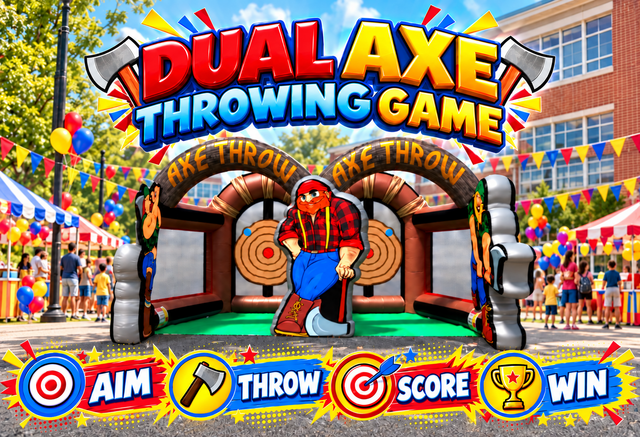 Ax Throwing Dual inflatable rental