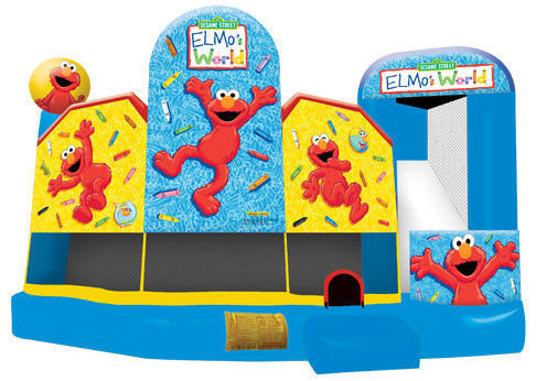 Elmo 5in1 Inflatable Bounce House Combo