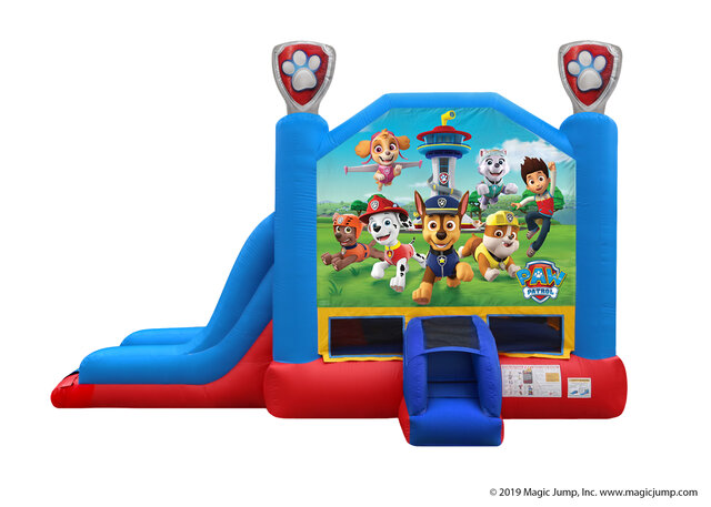 3 in 1 Paw Patrol Inflatable combo Bounce House rental