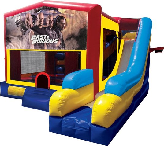 Fast and Furious Inflatable Combo 7in1 