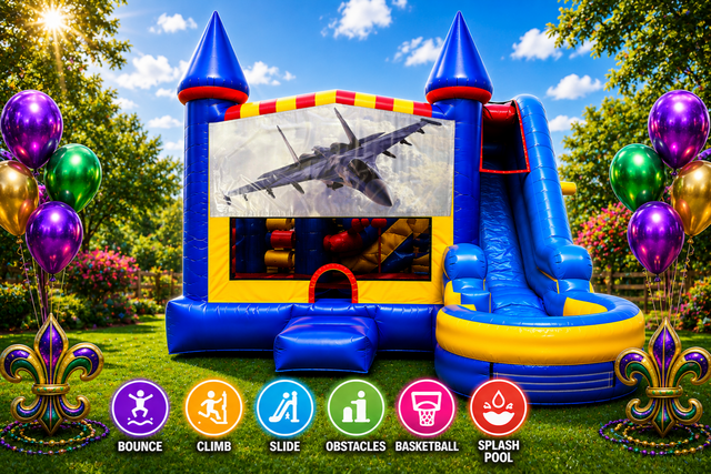 Fighter Jets Inflatable Combo 7in1 