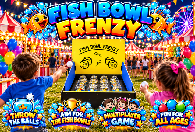Fish Bowl Frenzy Carnival Game Rental