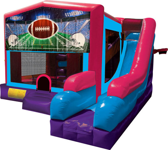 Football Inflatable Pink Combo 7in1