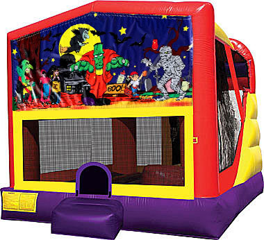 Halloween 4in1 Inflatable Bounce House Combo