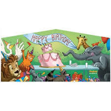 Happy Birthday Animals Panel