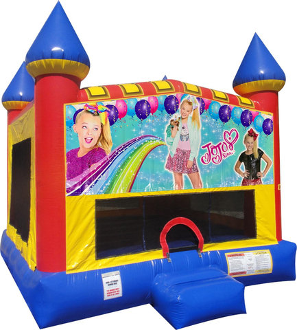 JoJo Siwa Inflatable bounce house with Basketball Goal