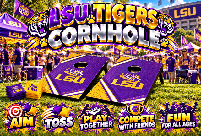 LSU Tigers cornhole