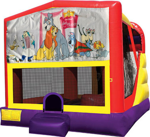 Lady & The Tramp 4in1 Inflatable Bounce House Combo