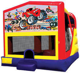 Monster Truck (1) 4in1 Inflatable Bounce House Combo