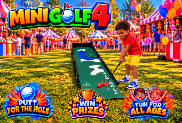 Mini Golf hole 4 Carnival Game Rental