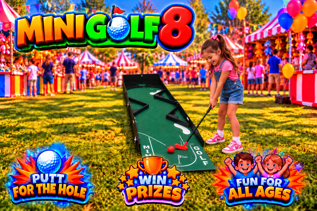 Mini Golf hole 8 Carnival Game Rental