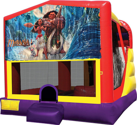 Moana 4in1 Inflatable Bounce House Combo