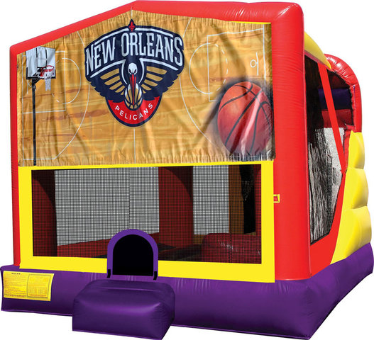 New Orleans Pelicans 4in1 Inflatable Bounce House Combo